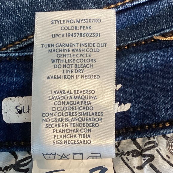 7 For All Mankind Denim Sunset Bermuda Shorts, Size 16 - Picture 16 of 16